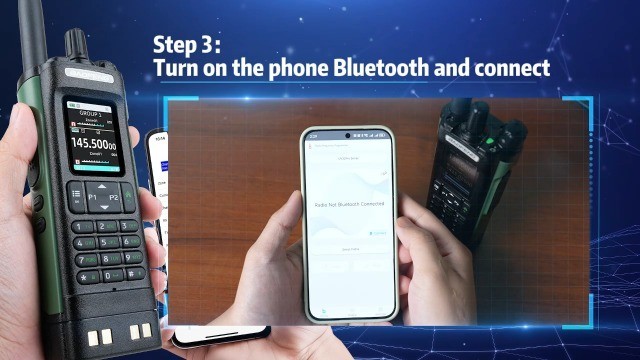 10W Long Range Handheld Ham Radio with GPS, NOAA Weather, APP Programming, USB-C