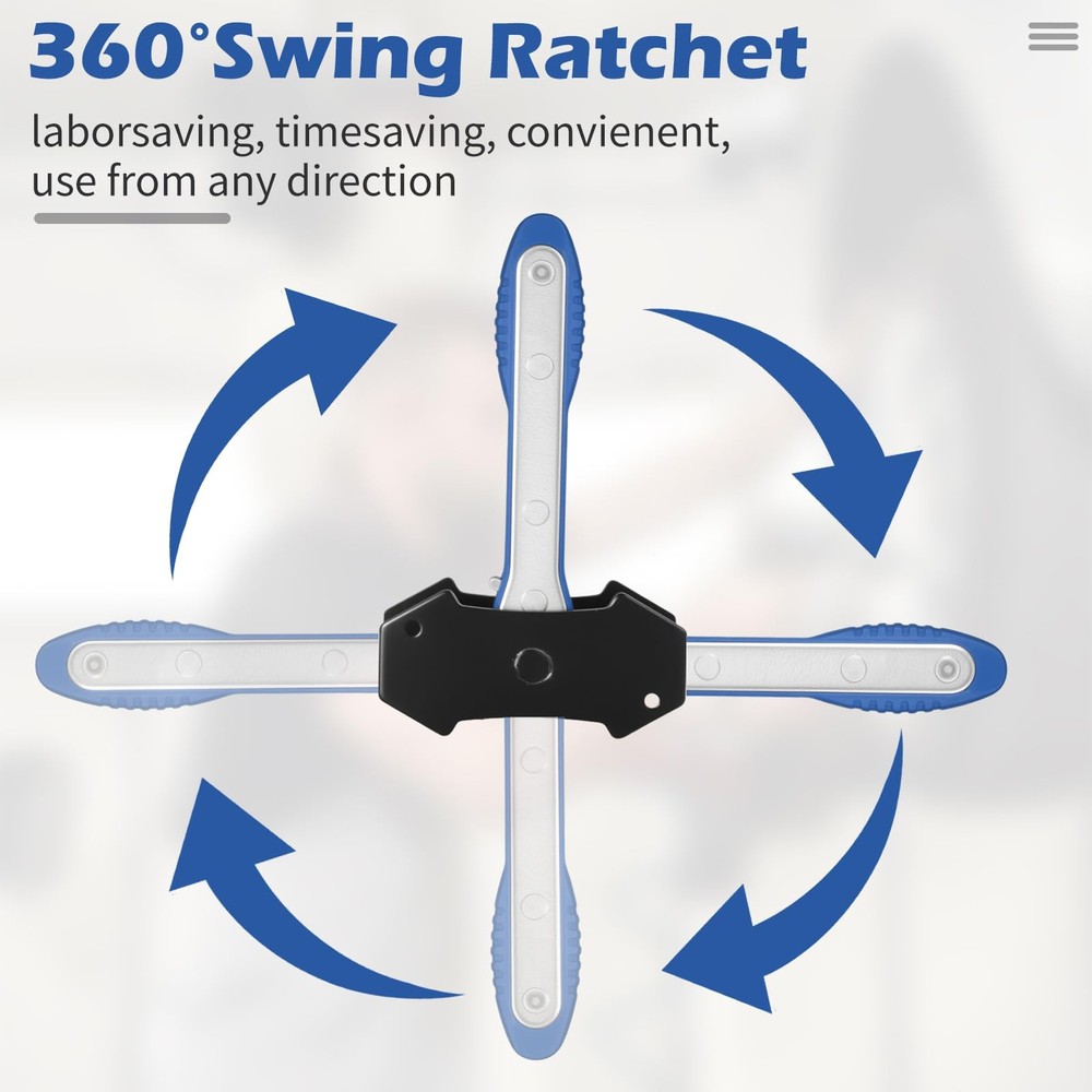 QonicFly Brake Caliper Compression Tool, Piston Compressor Tool Blue