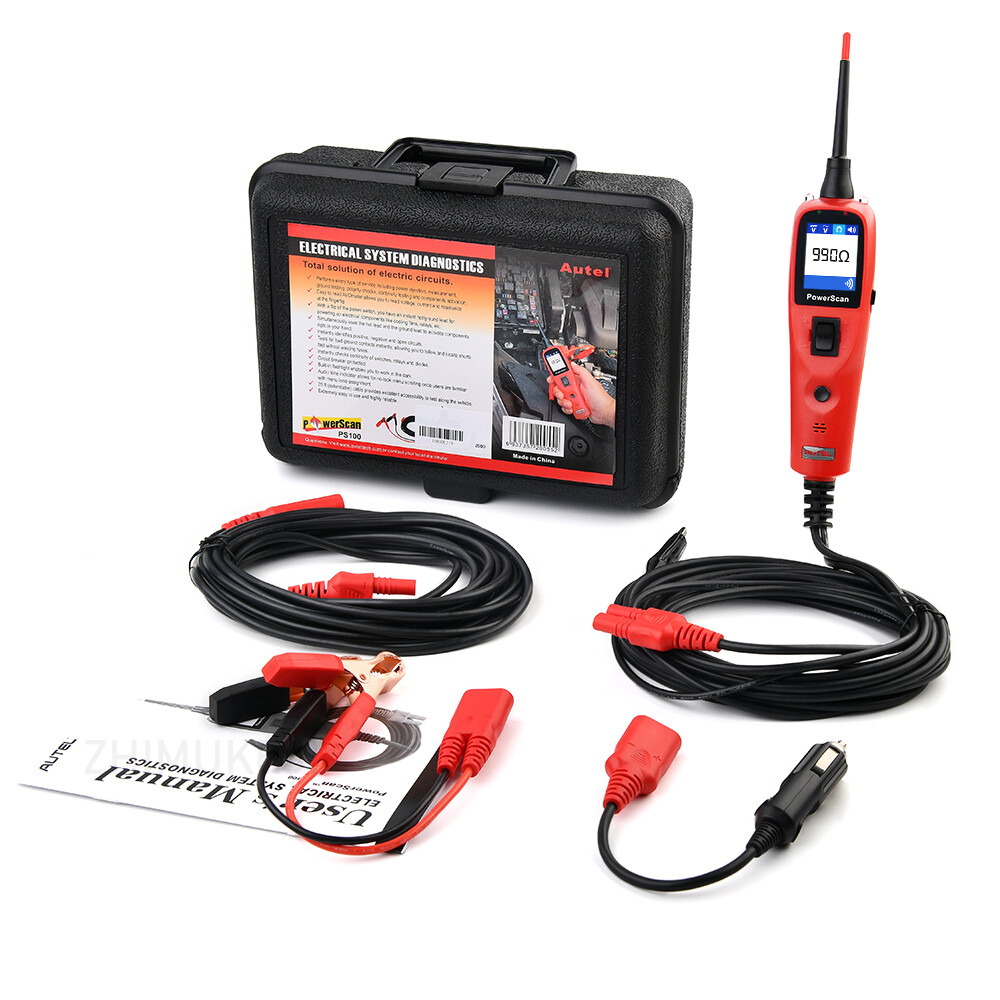Autel PowerScan PS100 Diagnostic Tool Electrical System 12/24V Circuit Test Lead