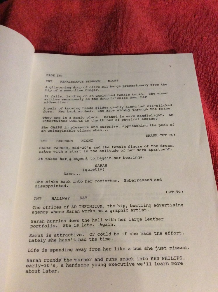 ORIGINAL SCRIPT DREAM LOVER PETE SHANER SECOND DRAFT DECEMBER 1991