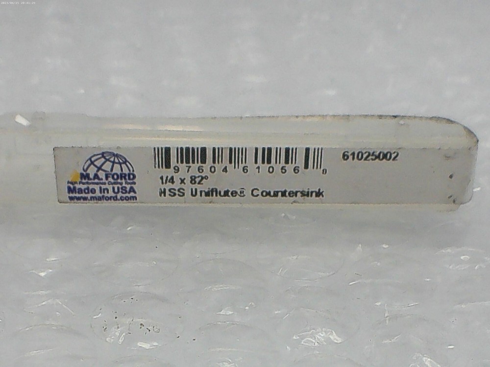 MA FORD 1/4X82 COUNTERSINK NSMP.