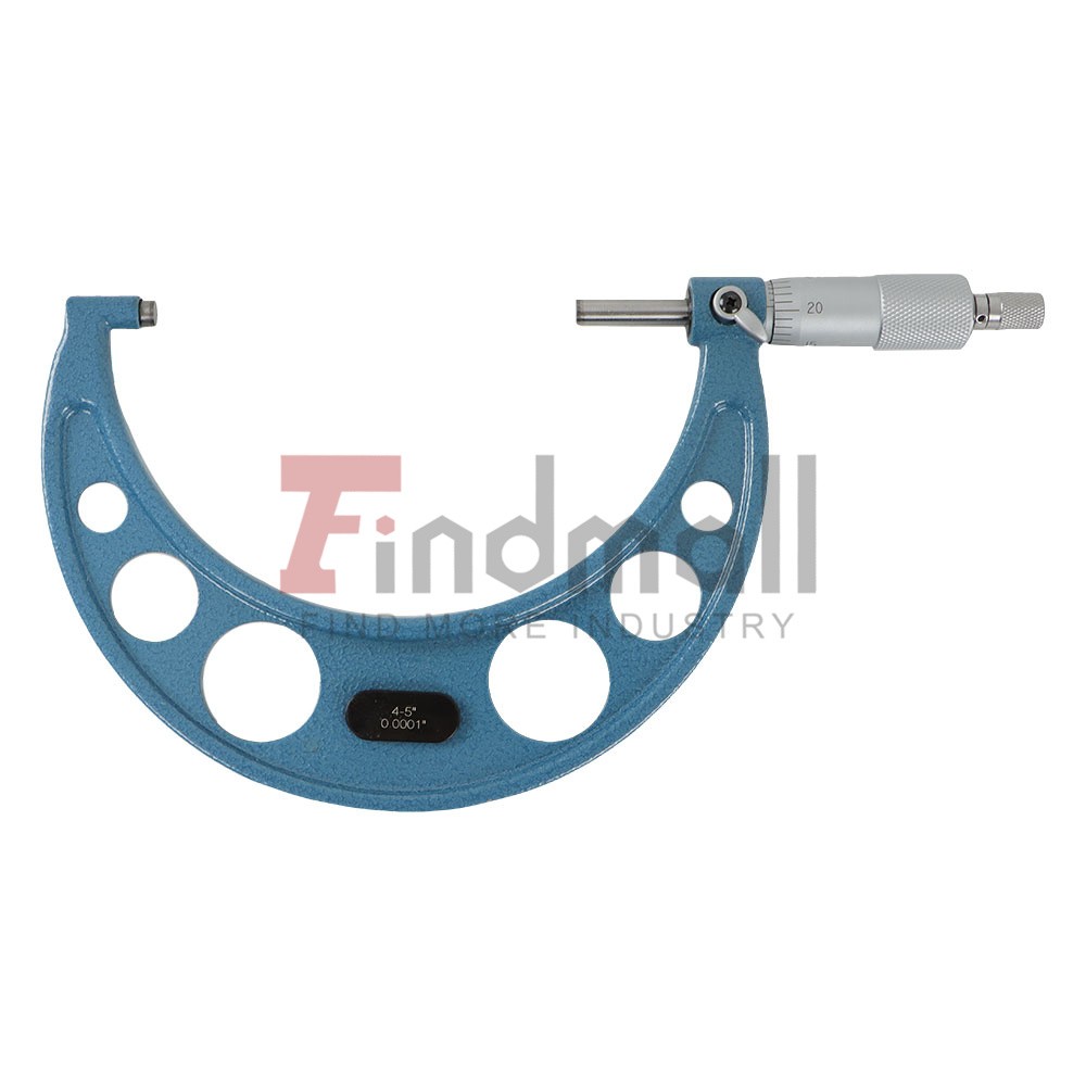 6 Pack Set 0.0001" Carbide Standards Durable 0-6" Precision Outside Micrometer