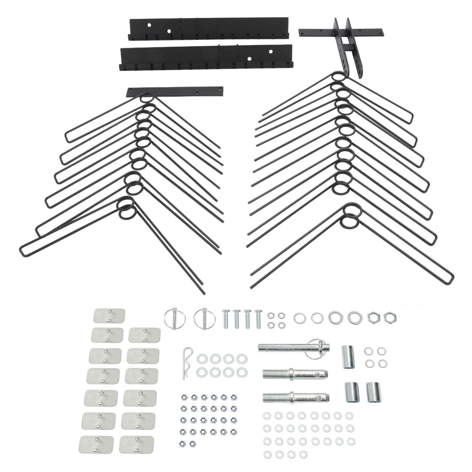 3 Point 60" Tow behind Landscape Rake Lawn Dethatcher Rakes For Cat 0&1 Tractor
