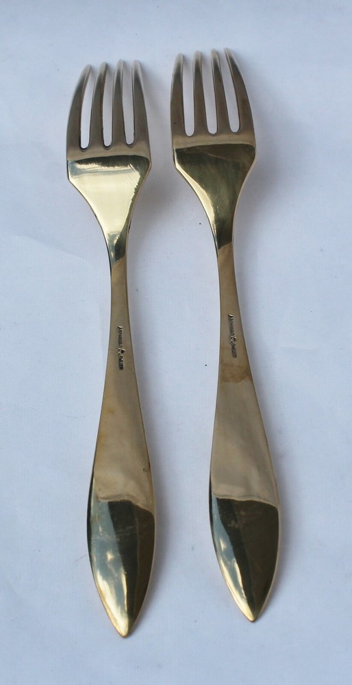 Vintage Dirigold Dirilyte Goldware Regal Flatware Silverware Dinner Fork