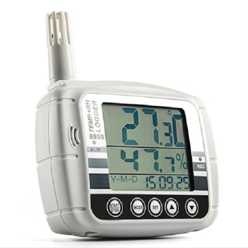 AZ8808 Temperature Logger Usb Lcd Temperature Humidity Hygrometer #