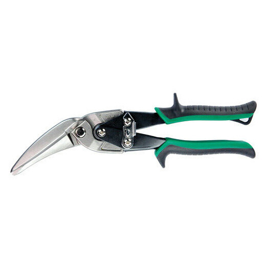 ALLPRO 01190 Long Style Offset Tin Snips Cuts Right forged blades Tool