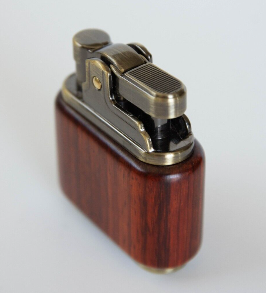 VINTAGE STYLE SINGLE CLICK LIGHTER Classic Retro Fuel Saving Lighter O Ring USA