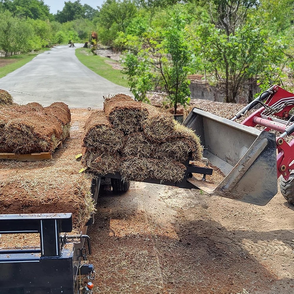 43" Tractor Loader Forks w/ Stabilizer Bar