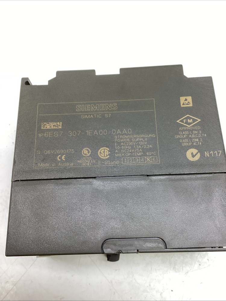 Siemens PLC Voltage Selector SIMATIC S7 6ES7 307-1EA00-0AA0