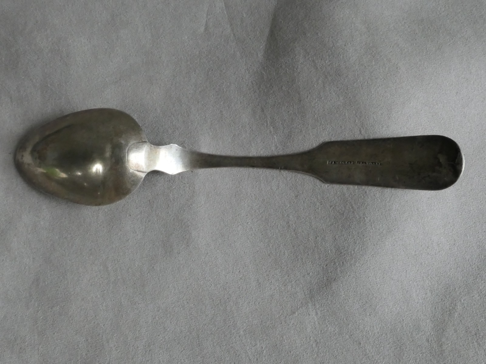 American Coin Silver Spoon TJ MEGEAR Boston MA 9” : 43.4g
