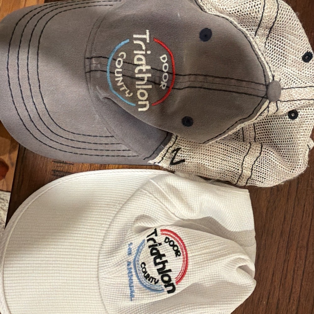 Door County Triathlon Hats Two Hats