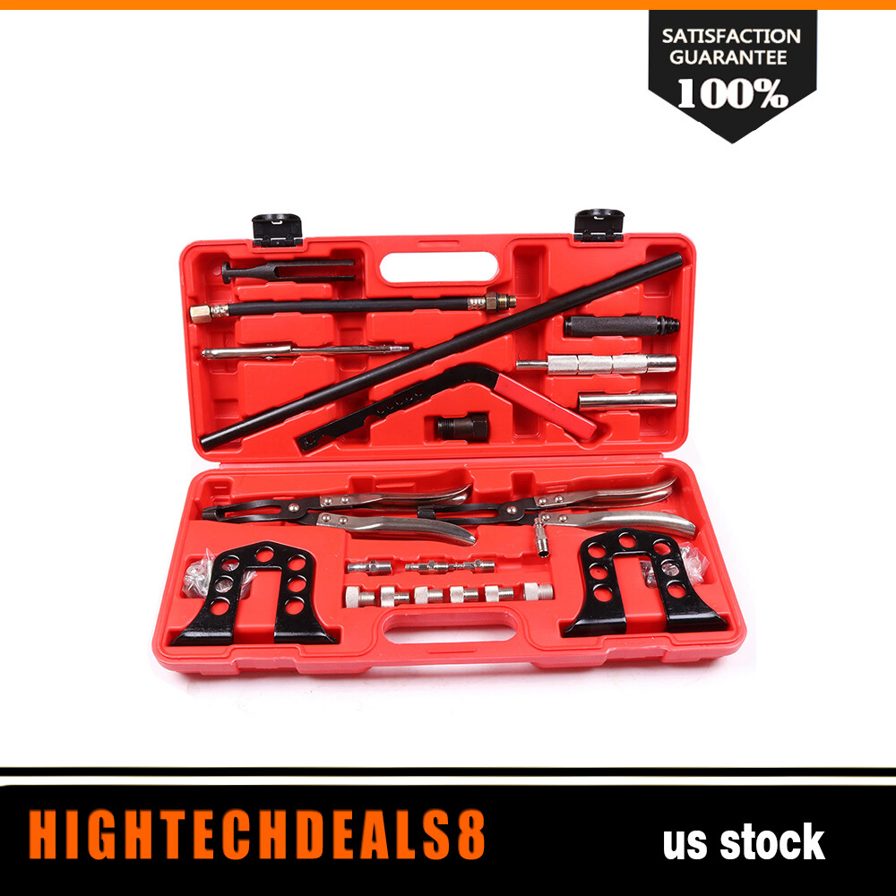 Valve Spring Compressor Installer Remover Tool OHV/OHC Overhead Tool Kit