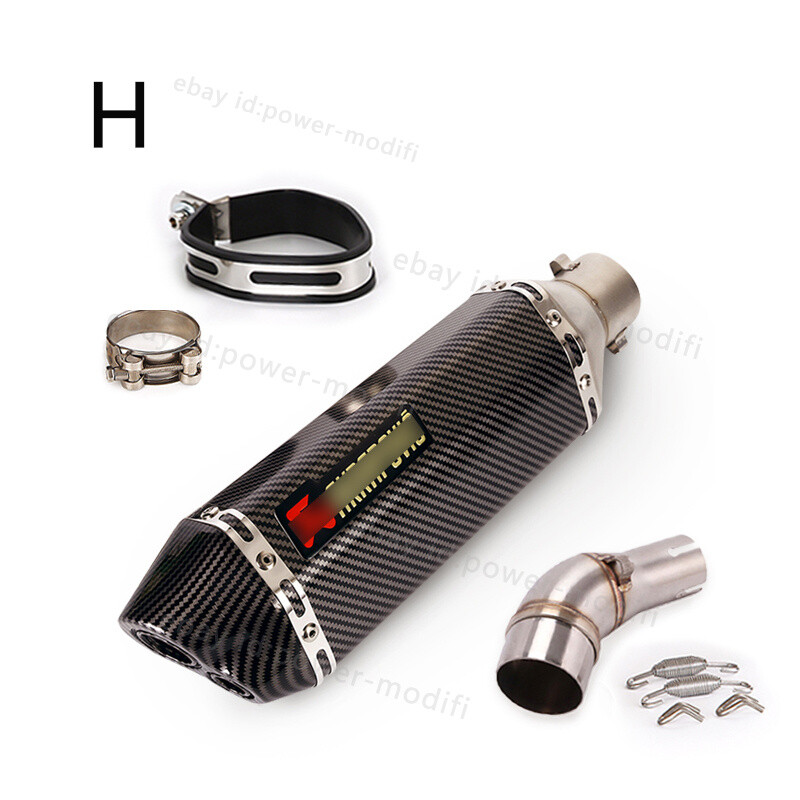 51MM For Yamaha YZF-R3 R25 MT-03 2016-2025 Steel Exhaust Muffler Mid Link Pipe