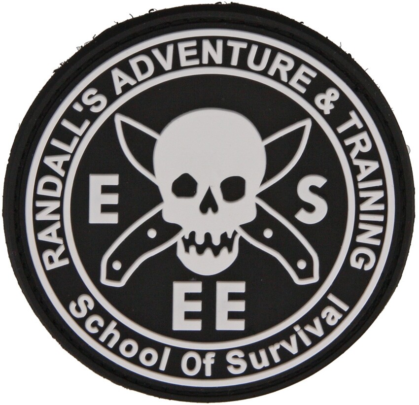 ESEE Rat Patch Black 2.63" Diameter PVC Rubber One Piece Construction ESRATPATCH