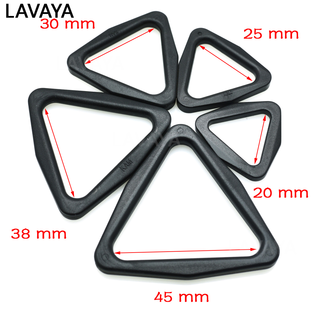 Plastic Triangle Slider Adjust Buckle for Backpack Straps Webbing
