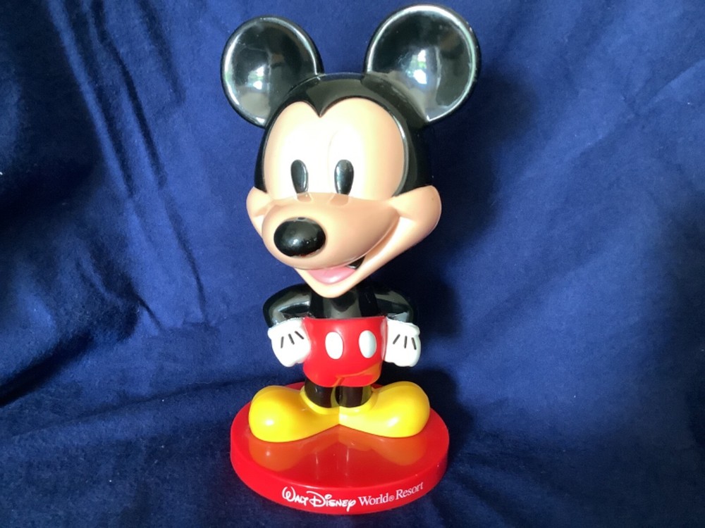 Mickey Mouse Bobblehead Disney World Resort Plastic