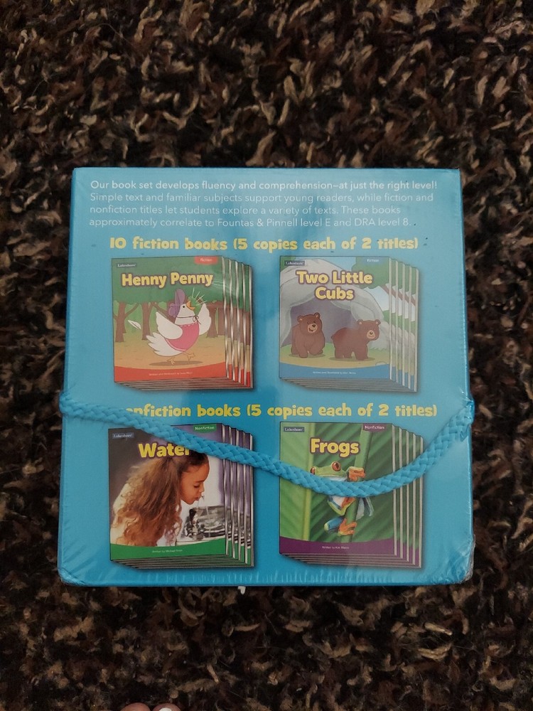 LAKESHORE GUIDED READING SET LEVEL E GRADE K-1 NEW SEALED