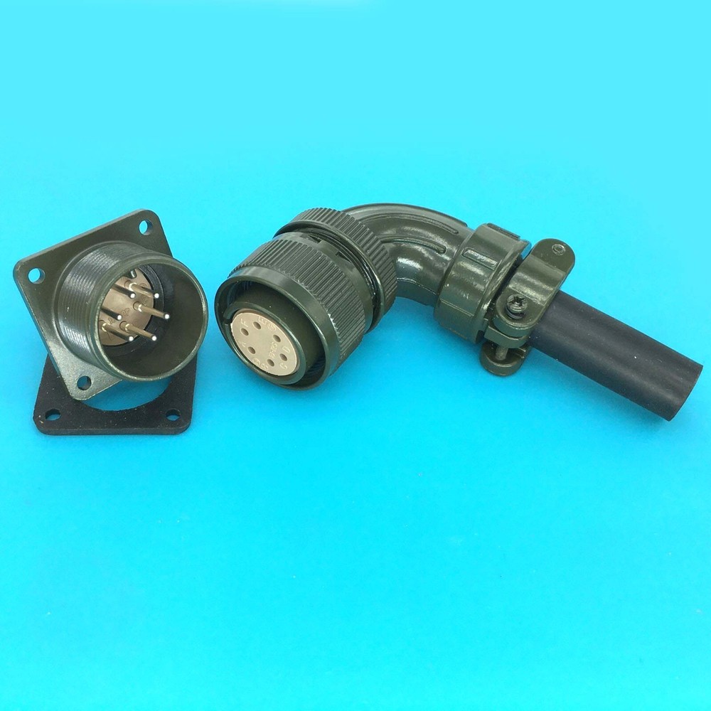 set 90° Encoder plug servo motor connector MS3102A18-12P 3108A18-12S 6-core 6pin