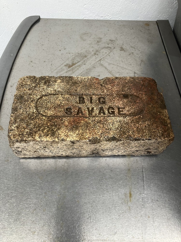 Antique Fire Brick Big Savage Great Condition