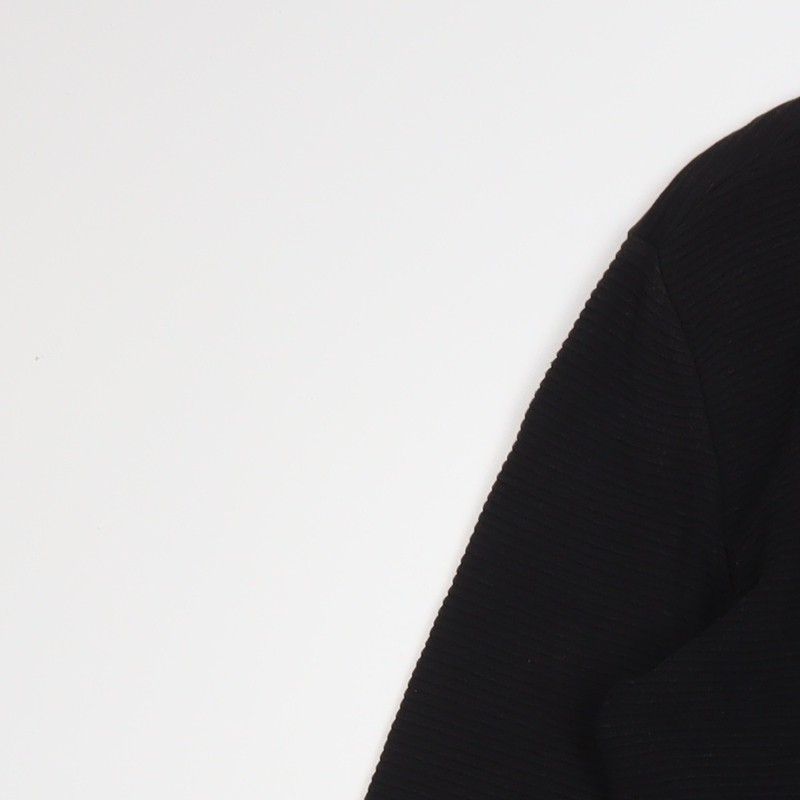 Next Men's Black Medium Basic Jacket 100% Cotton Zip Up Casual Bomber