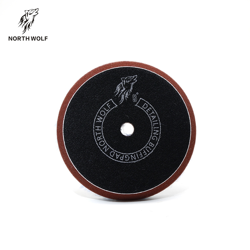 6" wool buffing polishing pads da rotary 2PC