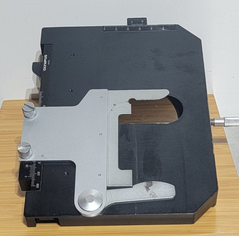 Olympus Microscope Stage with Slide Clip for BH2 Microscope