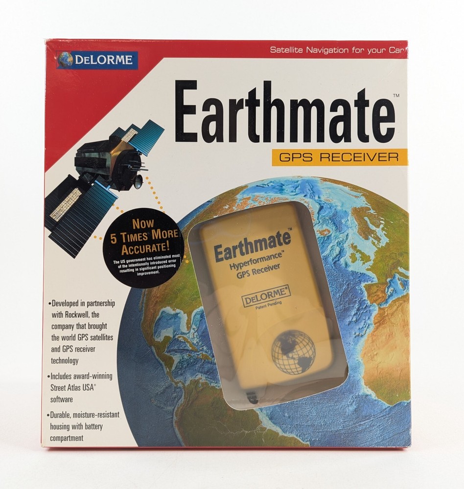 DeLorme Earthmate GPS Receiver Car Satellite Navigation System NEW