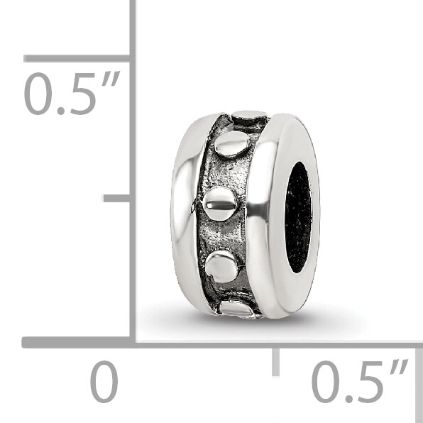 Silver Reflections Stopper/Spacer Bead QRS1401