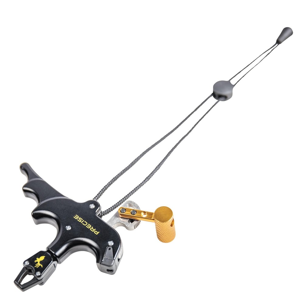 Trophy Ridge Precise Bow Release 4-Finger T Handle Includes Sling Rotating Calip