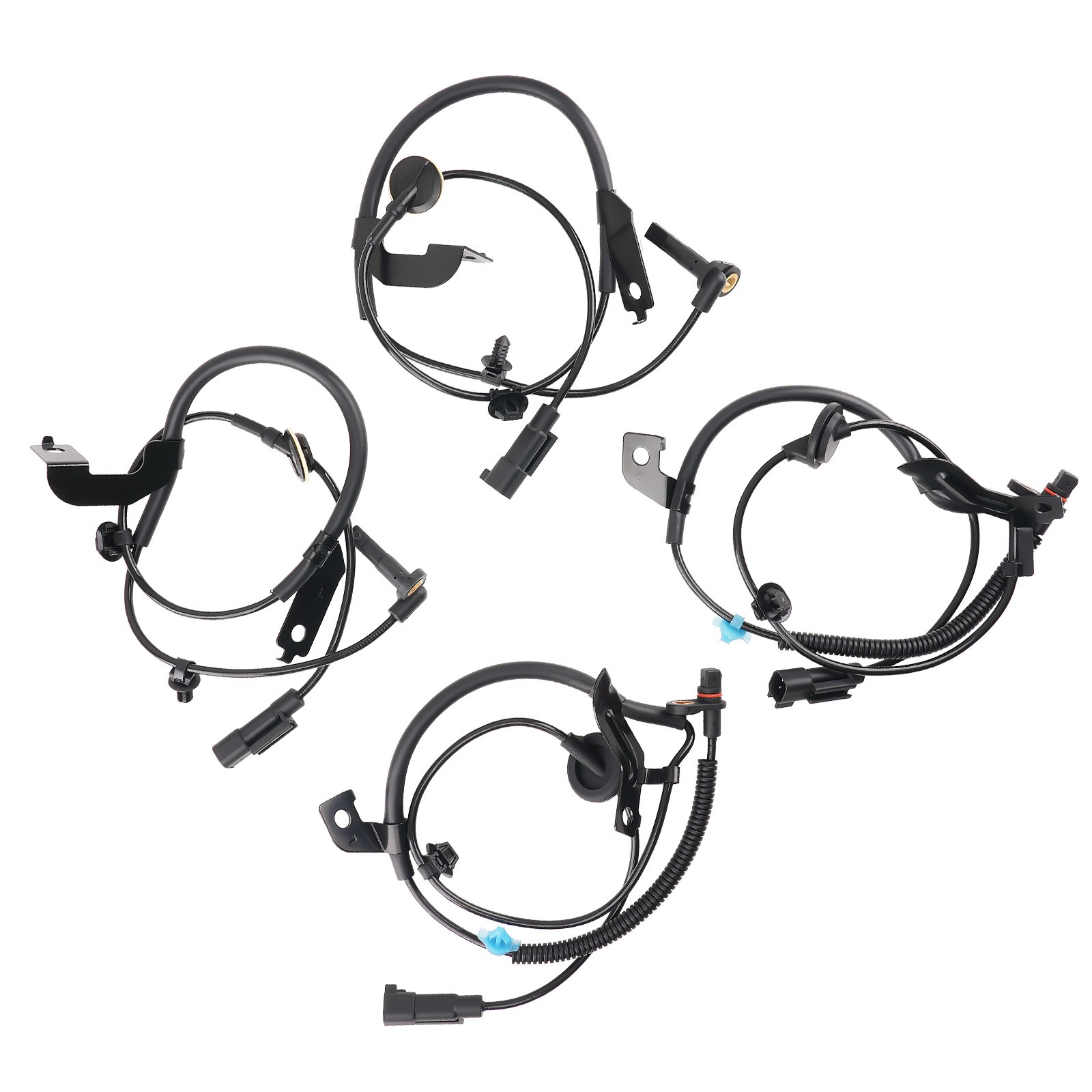 4PCS ABS Wheel Speed Sensor for Jeep Compass/Patriot 2007-2017 5105065 FWD