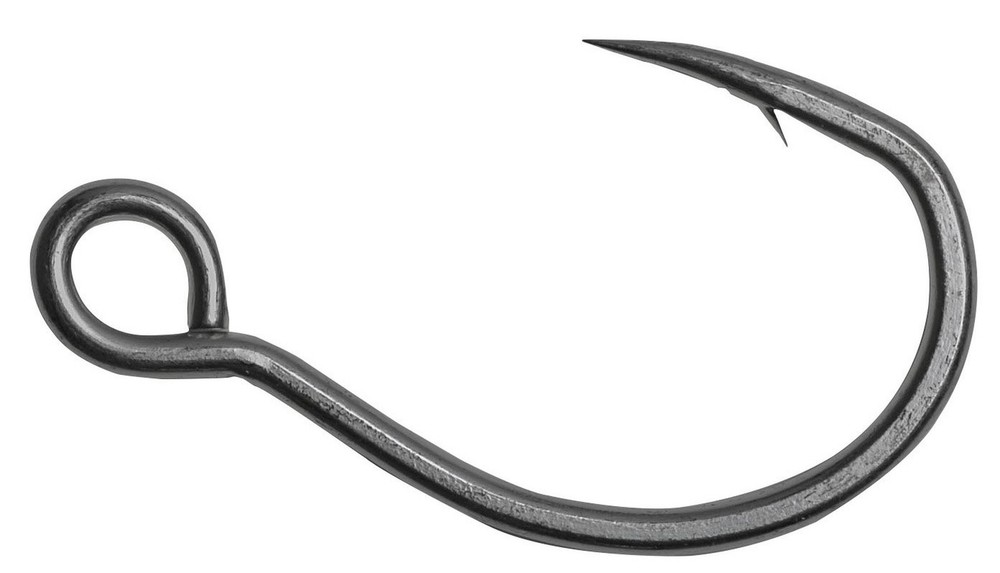Owner Single Replacement Hook 3X-Strong Gray 2/0
