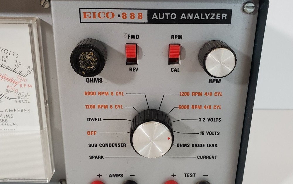 EICO Model 888 Vintage Auto Analyzer Universal Engine Analyzer Meter Untested