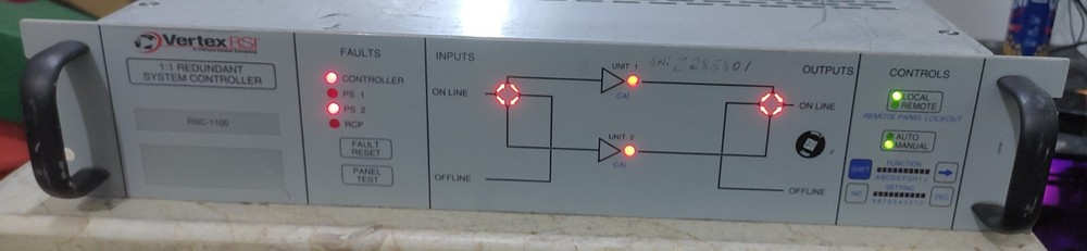 VertexRSI RSC1100 1:1 REDUNDANT SYSTEM CONTROLLER