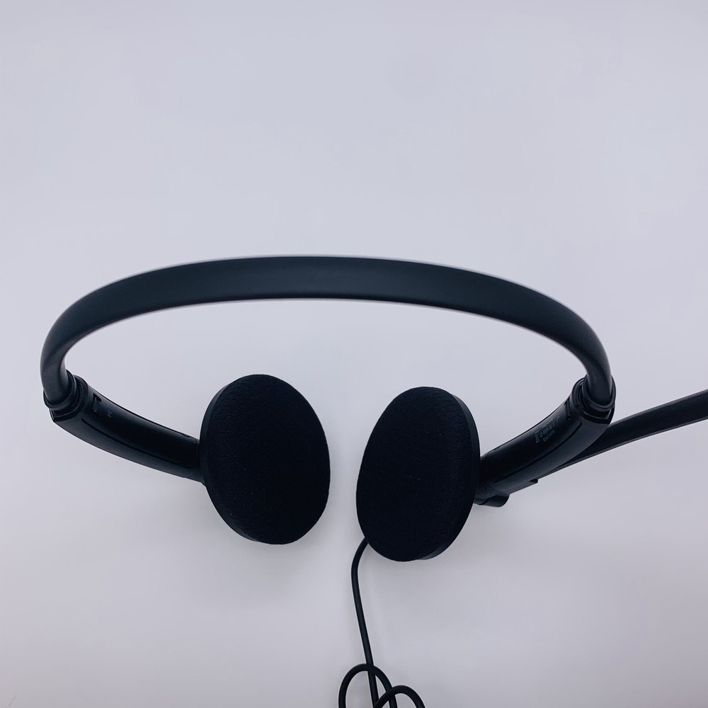 Awatrue Computer Headset EH05 with Microphone Wired 3.5mm Jack Black - Open Box
