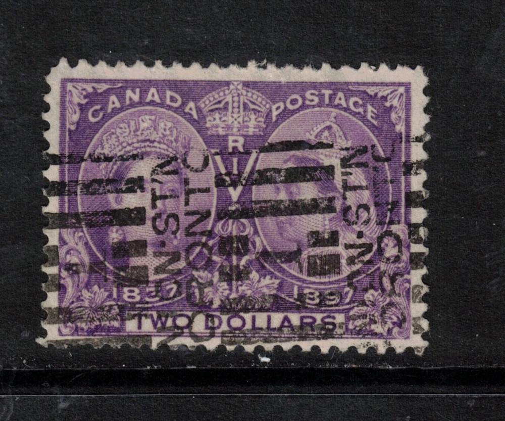 Canada #62 Very Fine Used With Roller Cancel
