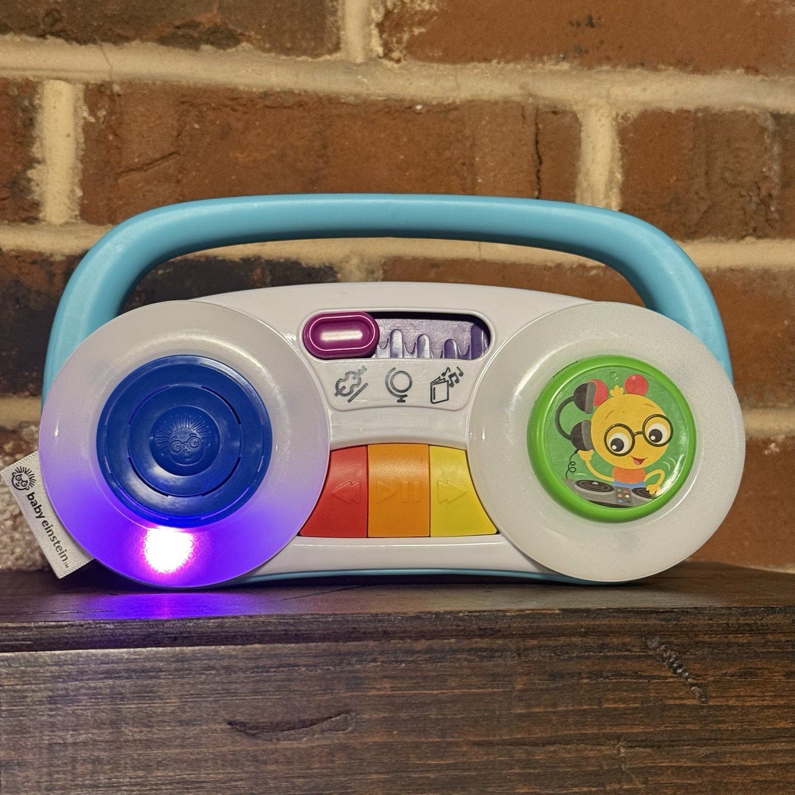 BABY EINSTEIN Toddler Jams musical toy 30 melodies 3 stations 12+ months *WORKS