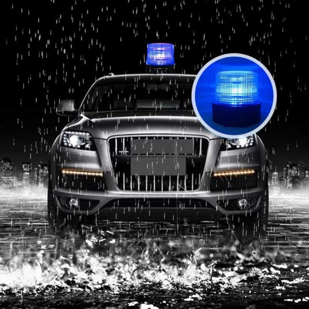 Rechargeable Magnetic LED Strobe Light with 8 Color Remote Control & High Vis...