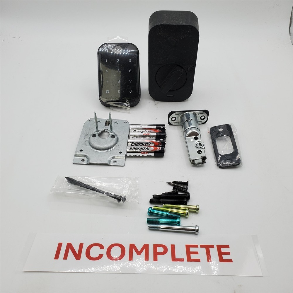 Yale Assure Lock 2 Deadbolt, Black Suede Smart Keyless Entry Door Lock *READ*