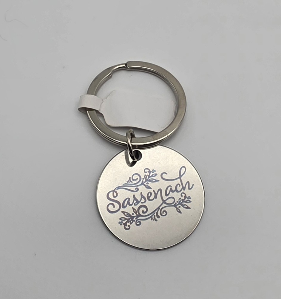 Outlander Sassenach Disc Keychain