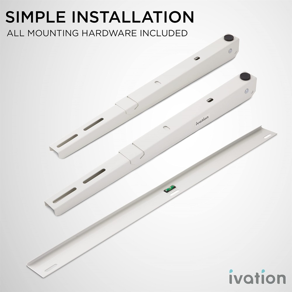 Ivation Split AC Mounting Bracket, Universal Heavy-Duty Outdoor Wall Mount