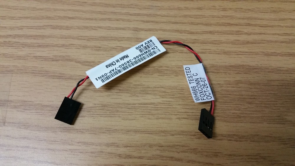 Genuine Dell PowerEdge 860 HDD Hard Drive LED Status Cable WH666