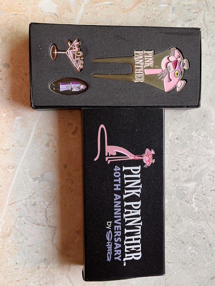 Pink Panther Golf Divot Tool Set