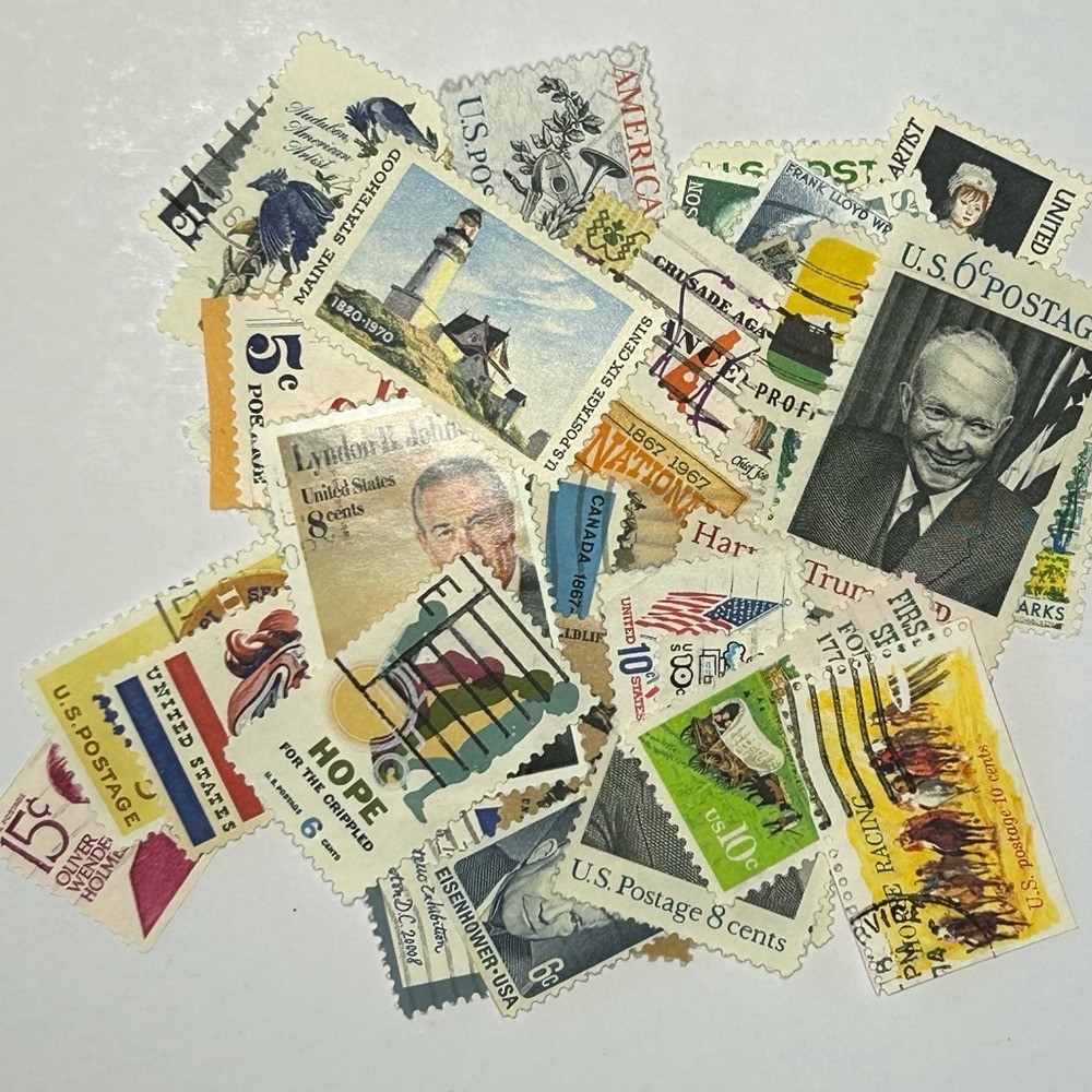 Vintage Postage Stamp Collection