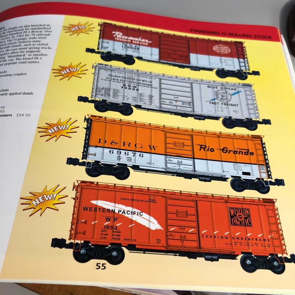 2001-2 Lionel Vol 1 & 2 catalogs (E634)