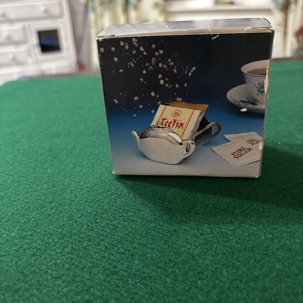 Vintage Silver Plated Tea Bag Holder