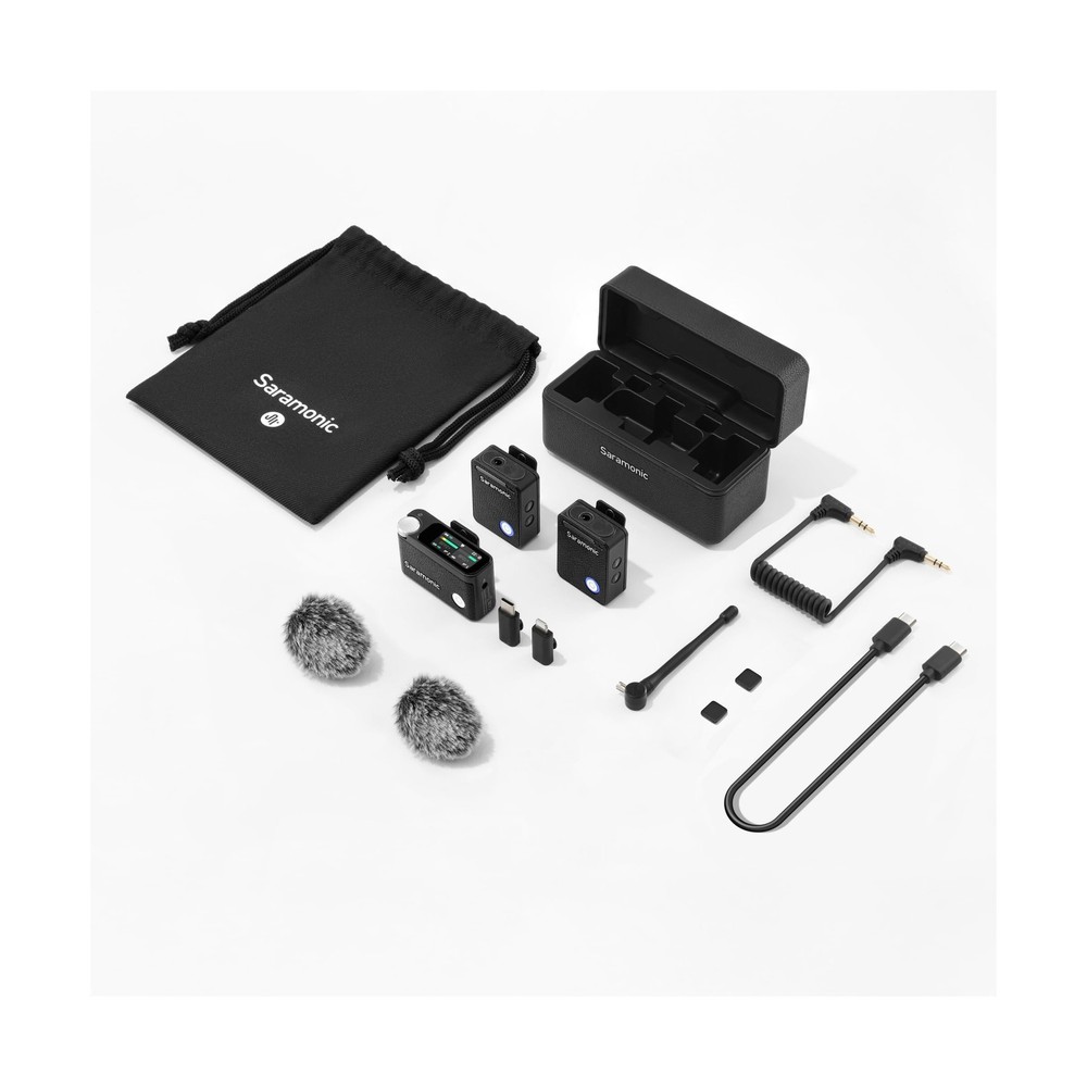 Saramonic Ultra Wireless Lavalier Microphone, 32-Bit Float Recording, Timecod...