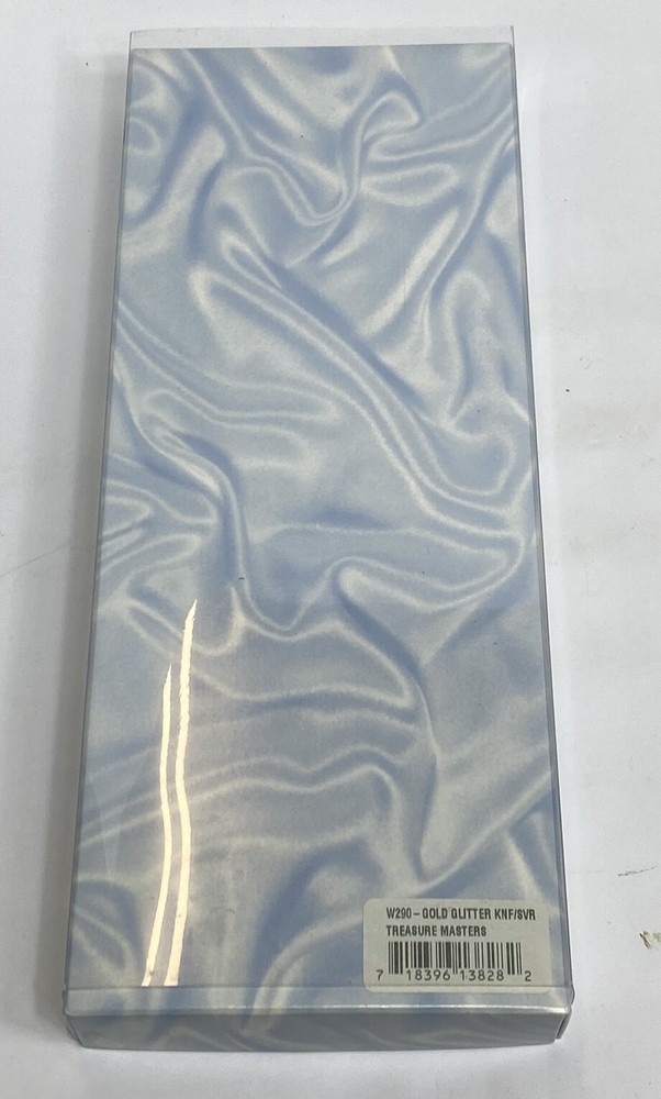 Treasure Masters Gold Glitter Wedding Knife And Server Set