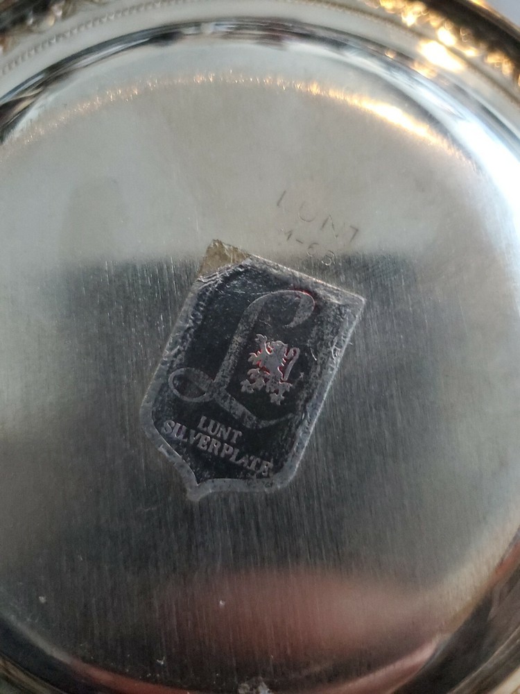 Lunt Sterling Silverplated Bowl