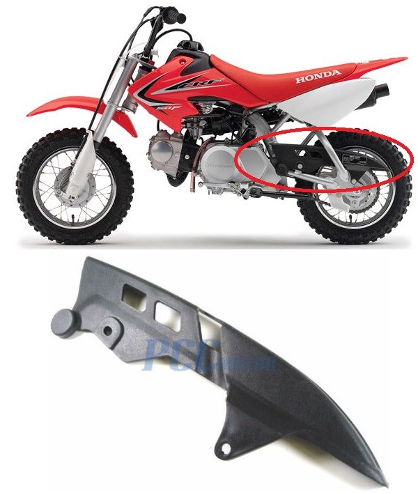 BLACK PLASTIC CHAIN SWINGARM GUARD GUIDE for XR50 CRF50 CG07