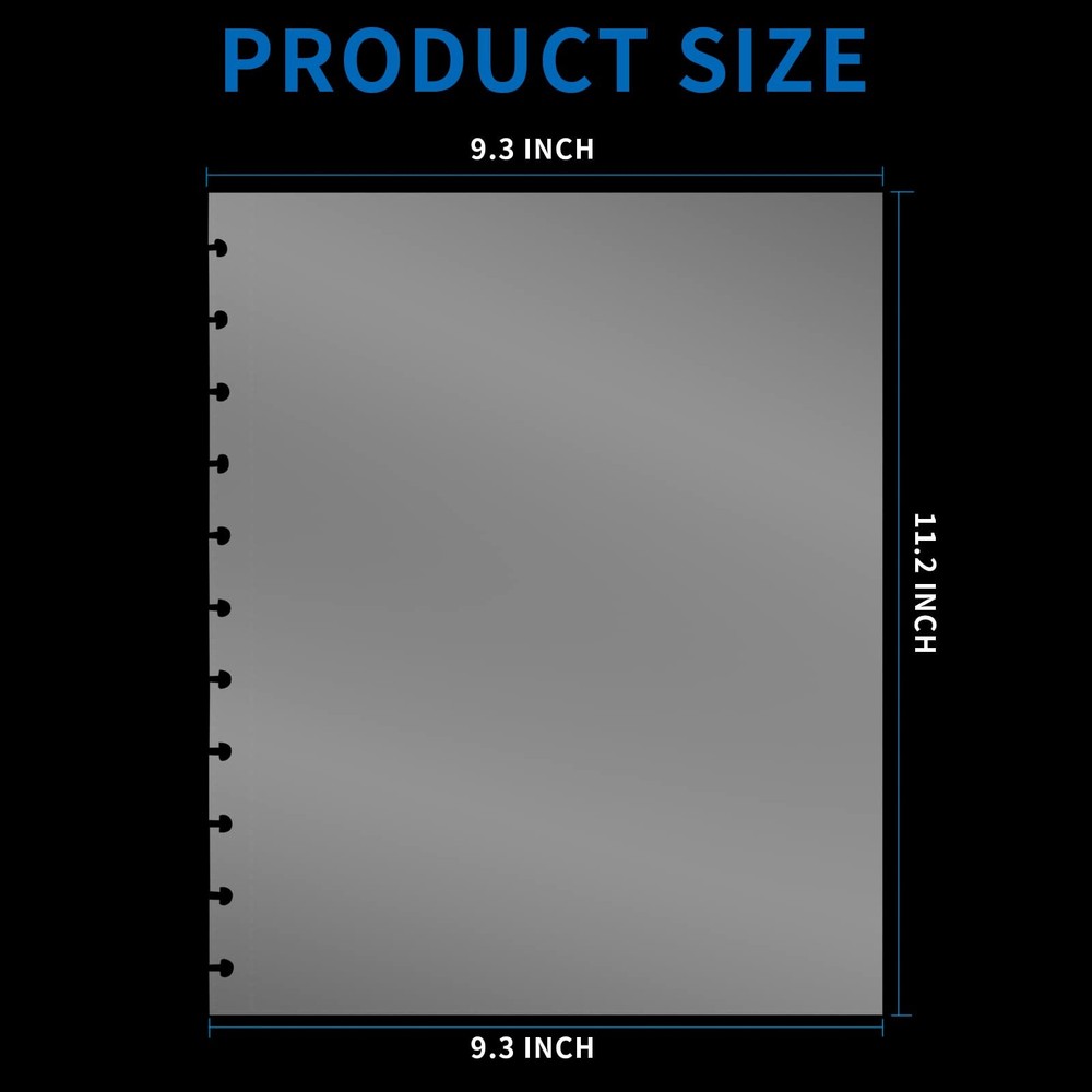 100 Piece Discbound Sheet Protectors Discbound Page Protector Letter Size Clear